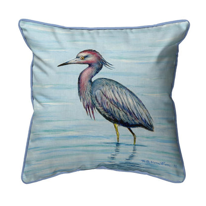 Dick's Little Blue Heron Large Indoor/Outdoor Pillow 18x18