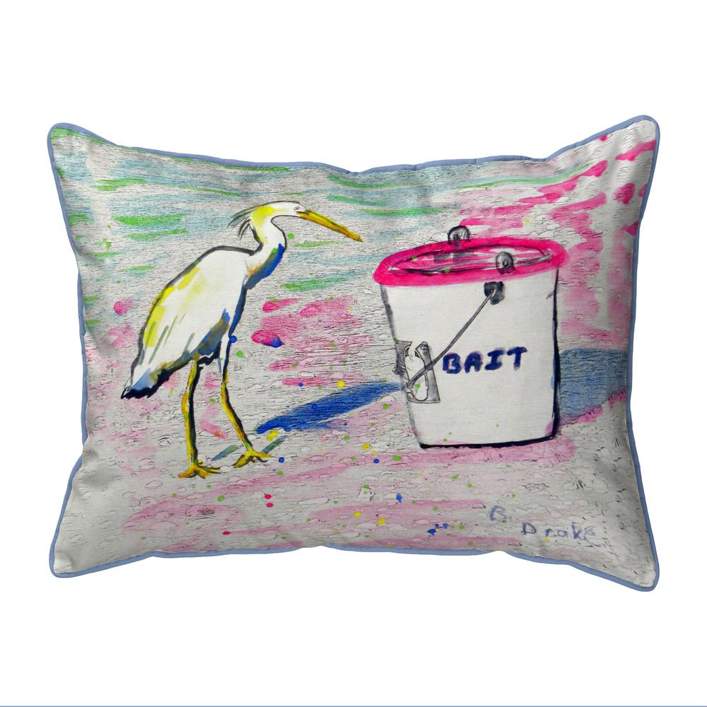 Hungry Egret Large Indoor/Outdoor Pillow 16x20