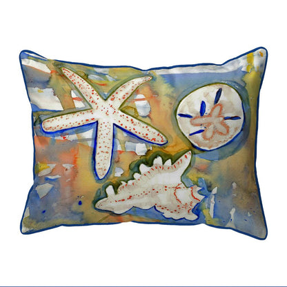 Beach Treasures Large Indoor/Outdoor Pillow 16x20