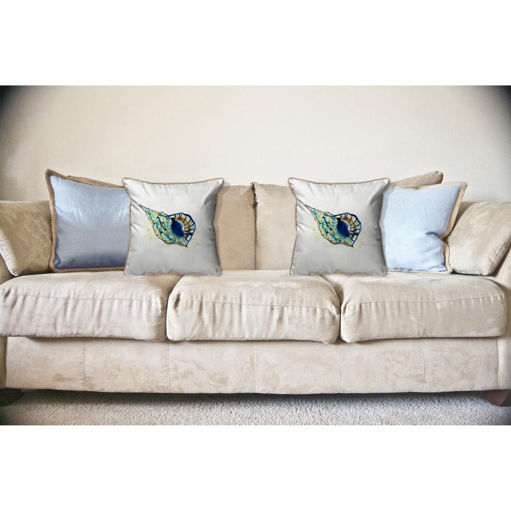 Betsy's Shell Large Indoor/Outdoor Pillow 18x18
