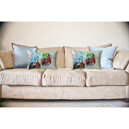 Starting Gate Large Indoor/Outdoor Pillow 16x20