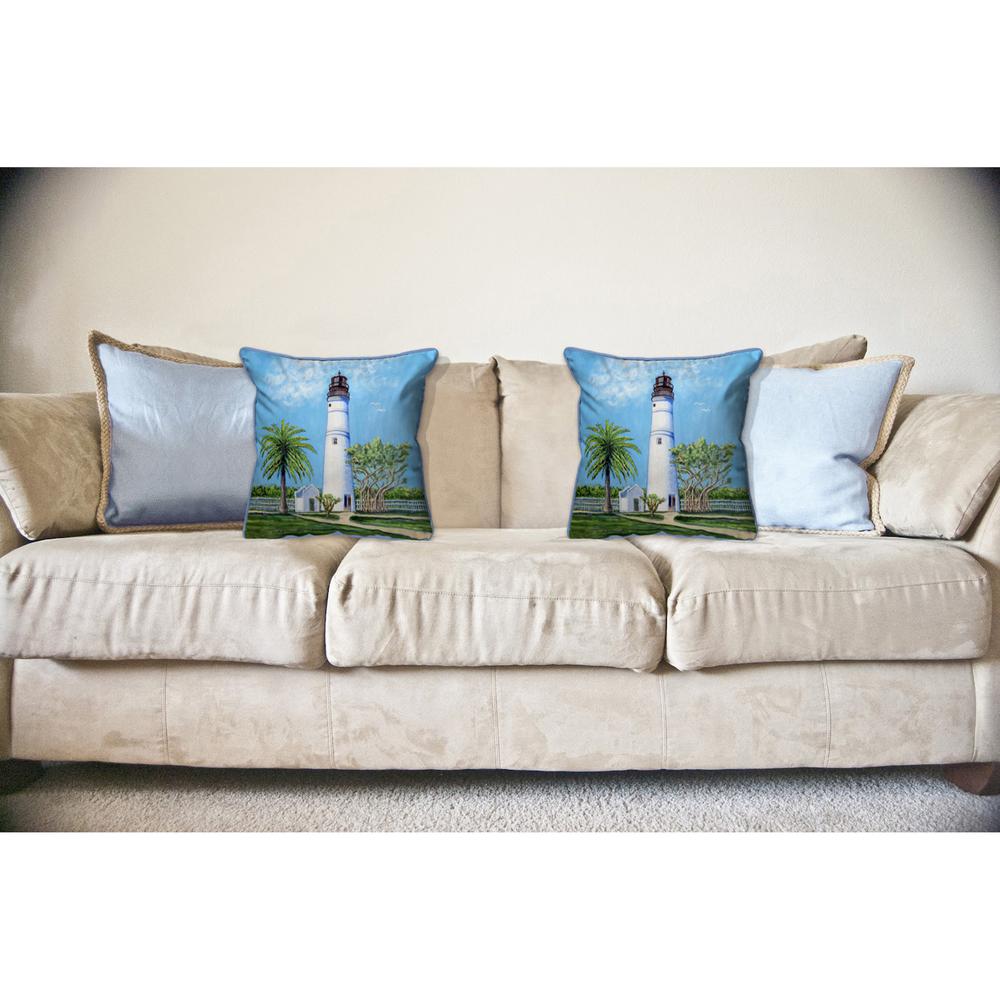 Key West Lighthouse Large Pillow 18x18