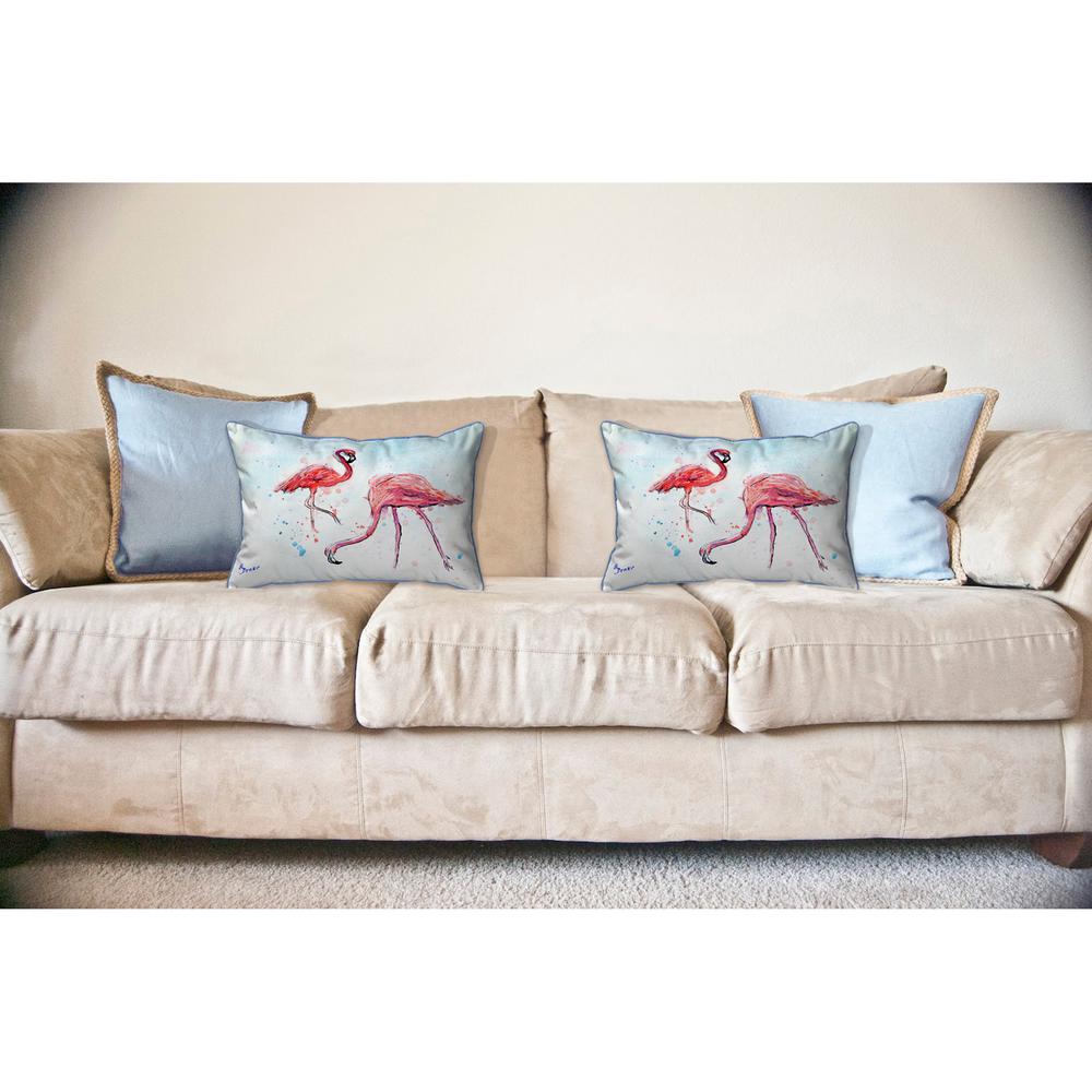 Funky Flamingos Large Indoor/Outdoor Pillow 16x20