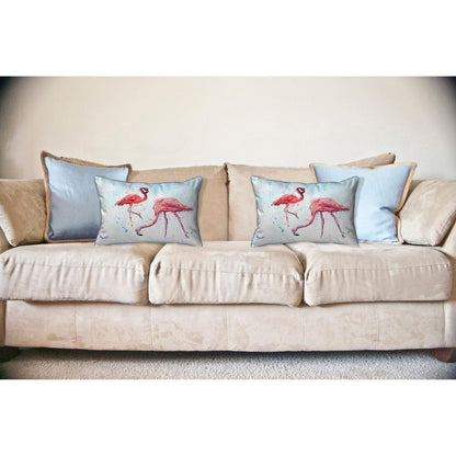 Funky Flamingos Large Indoor/Outdoor Pillow 16x20