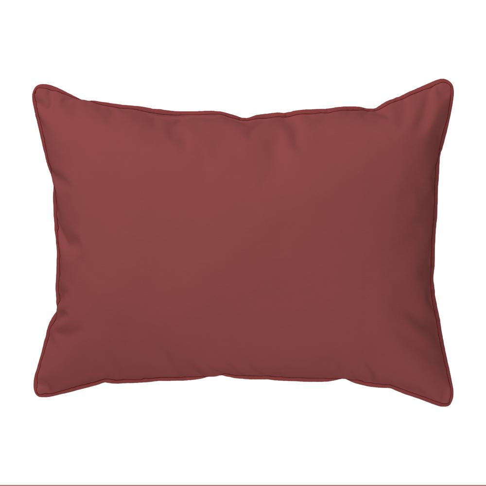 Rowboat at Dock Large Indoor/Outdoor Pillow 16x20