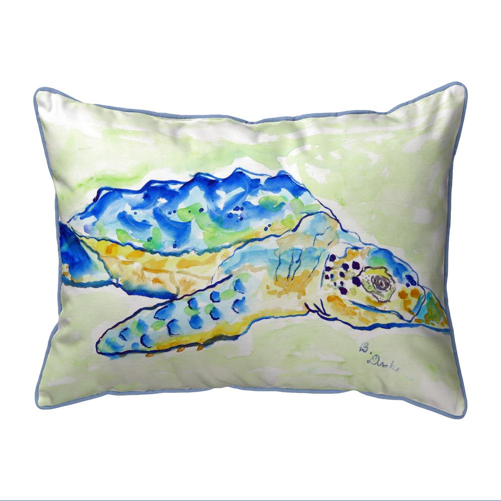 Loggerhead Turtle Large Indoor/Outdoor Pillow 16x20