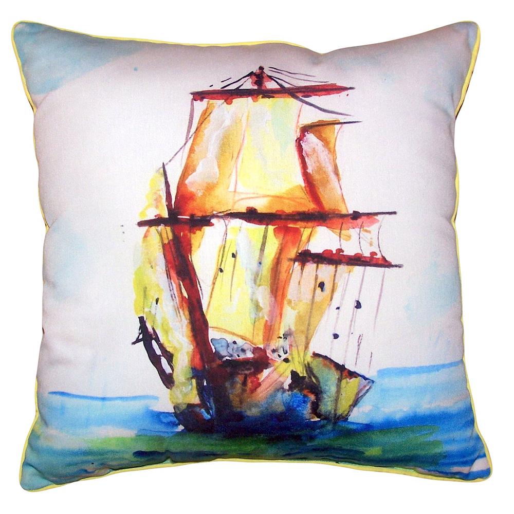 Tall Ship Large Indoor/Outdoor Pillow 18x18