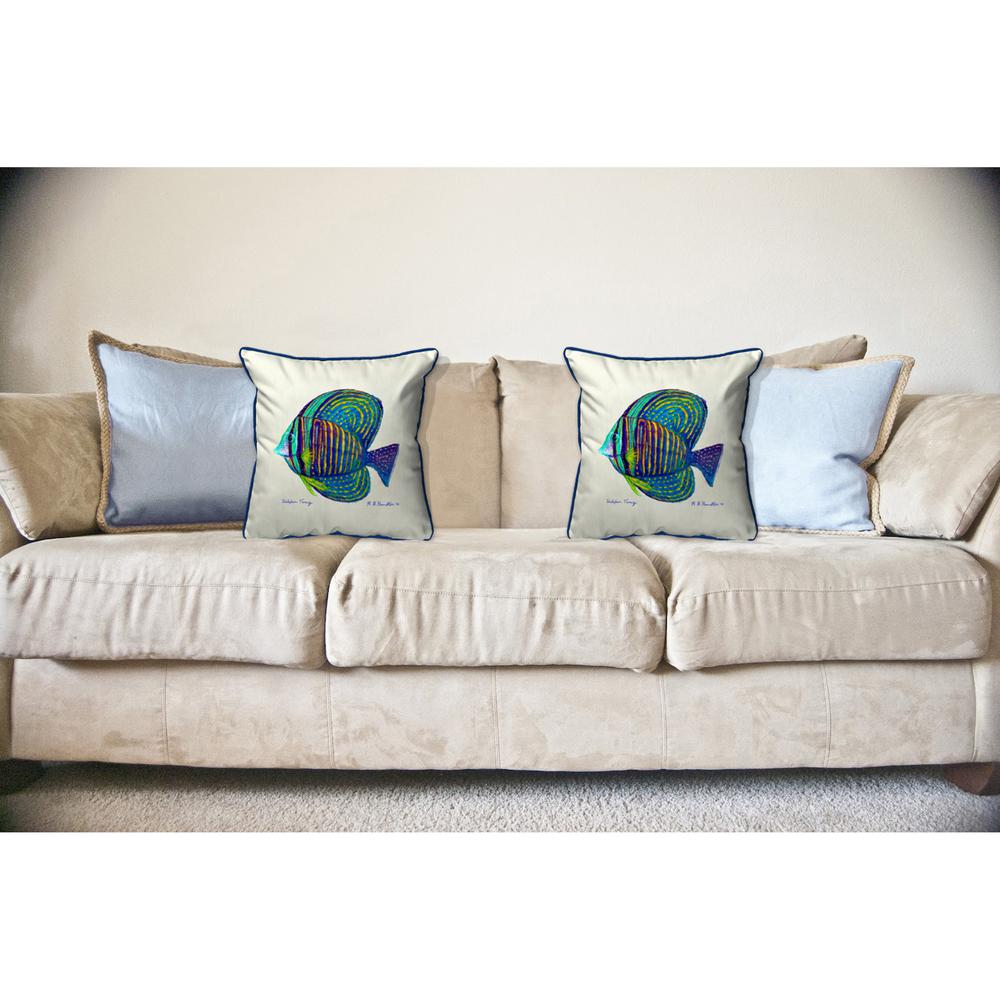 Sailfin Tang Large Indoor/Outdoor Pillow 18x18