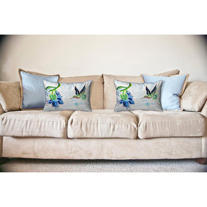 Hovering Hummingbird Large Indoor/Outdoor Pillow 16x20