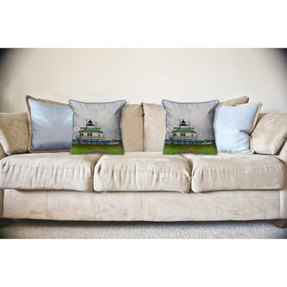 Hooper Strait Lighthouse Large Indoor/Outdoor Pillow 16x20