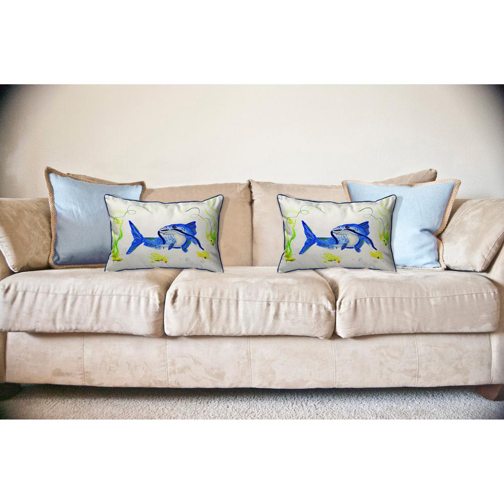 Betsy's Catfish Large Indoor/Outdoor Pillow 16x20