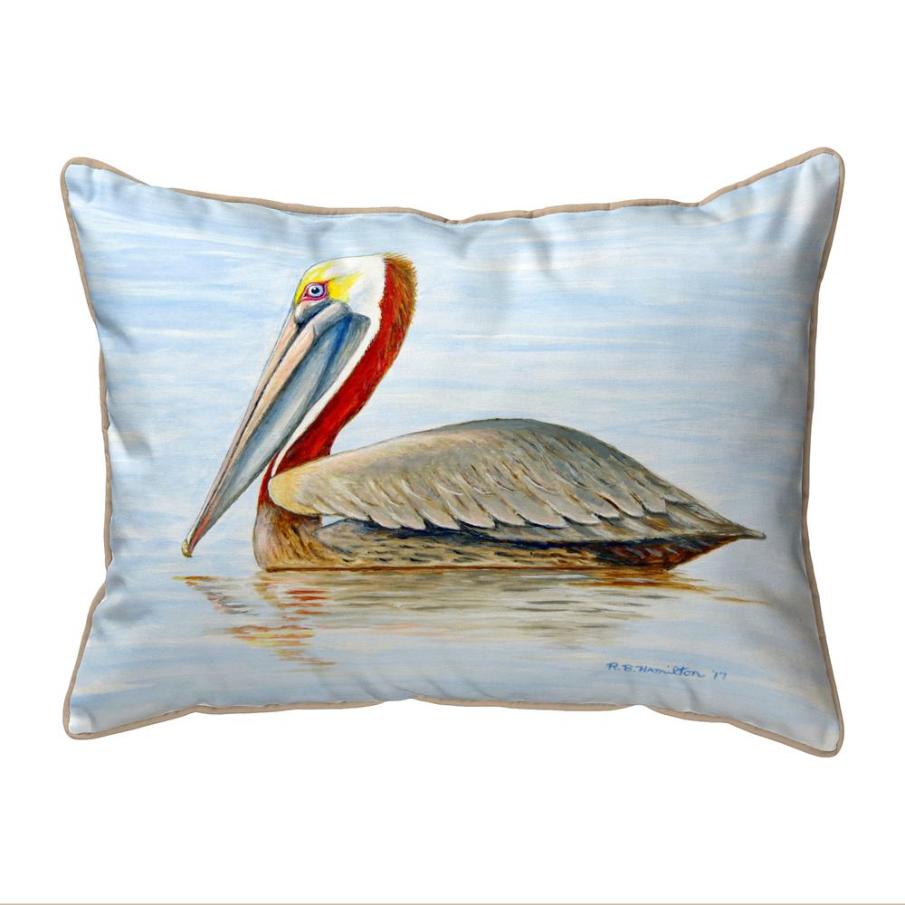 Summer Pelican Large Pillow 16x20