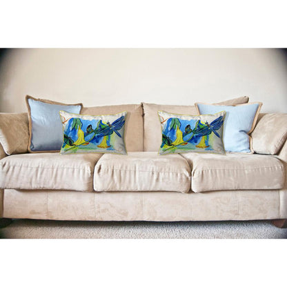 Yellow Bells & DragonFly Large Pillow 16x20