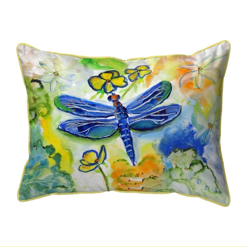 DragonFly's Garden Large Pillow 16x20