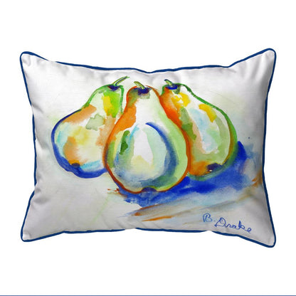 Three Pears Large Pillow 16x20