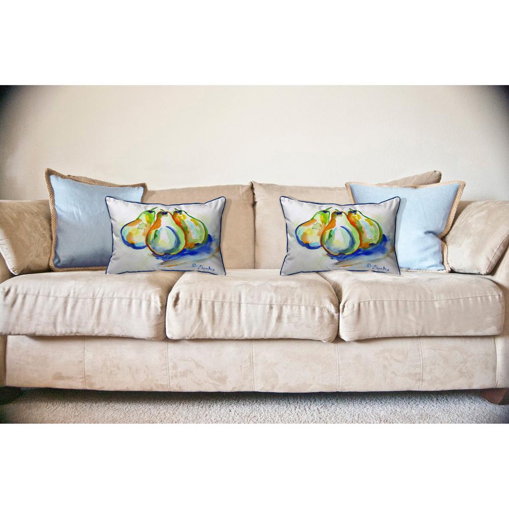 Three Pears Large Pillow 16x20