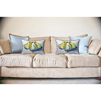 Three Pears Large Pillow 16x20