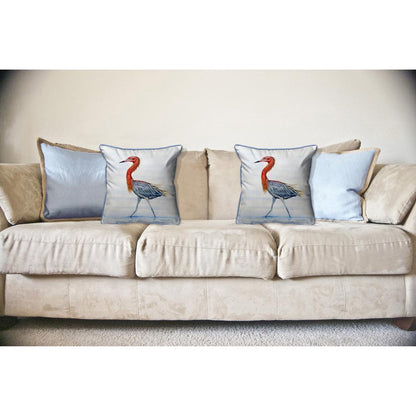 Reddish Egret Large Pillow 16x20