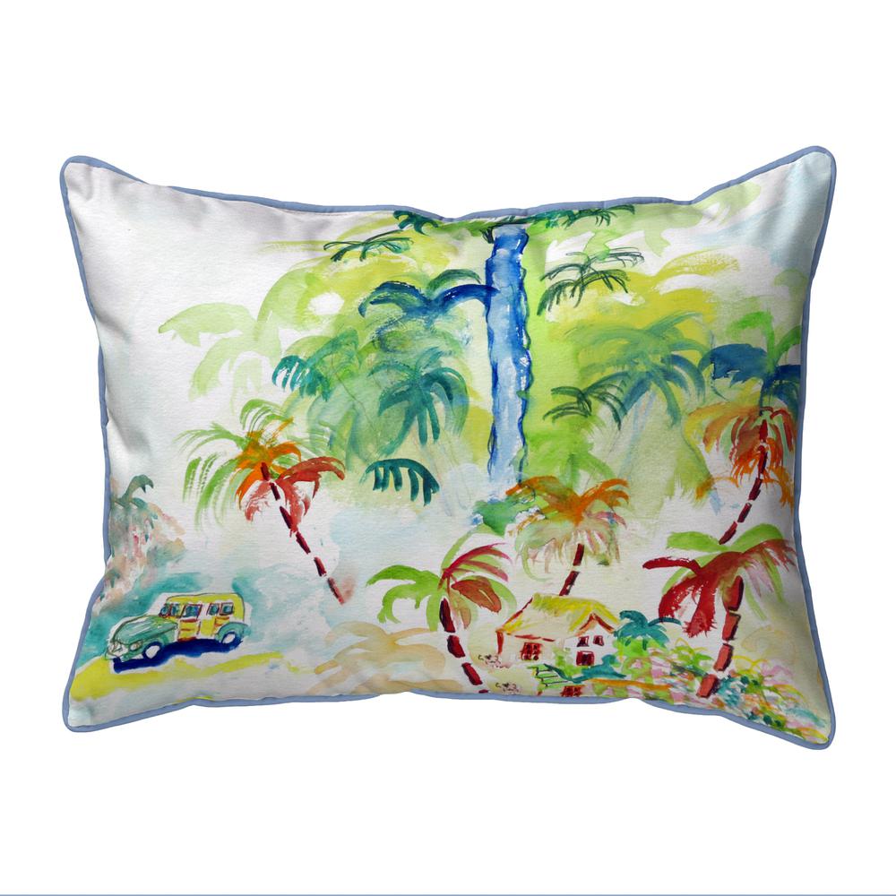Colorful Palms Large Pillow 16x20
