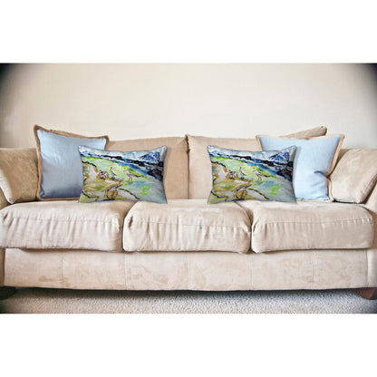 Sandpipers & Heron Large Pillow 16x20