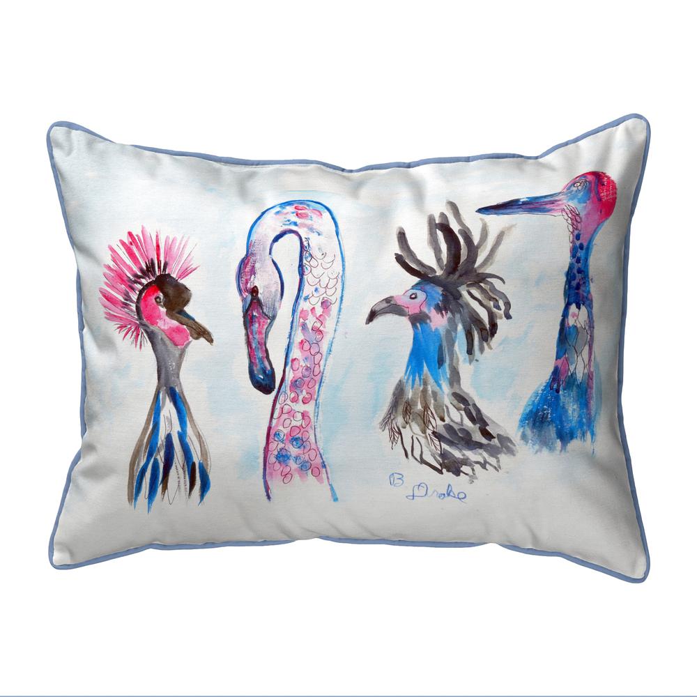 Loony Birds Large Pillow 16x20