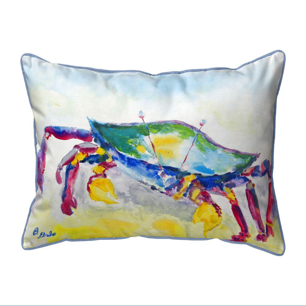 Crawling Crab Large Indoor/Outdoor Pillow 16x20
