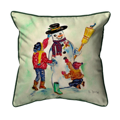 Snowman Large Indoor/Outdoor Pillow 18x18