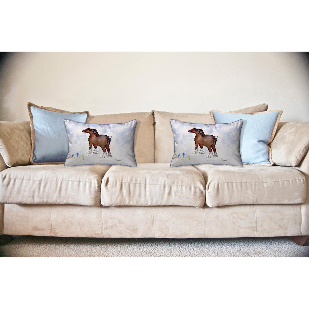 Clydesdale Large Indoor/Outdoor Pillow 16x20