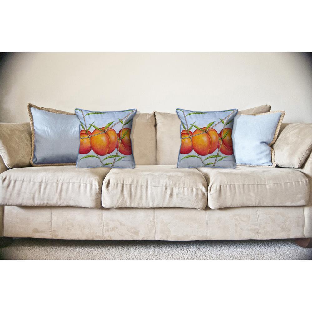 Peaches Large Pillow 18x18