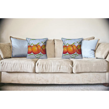 Peaches Large Pillow 18x18