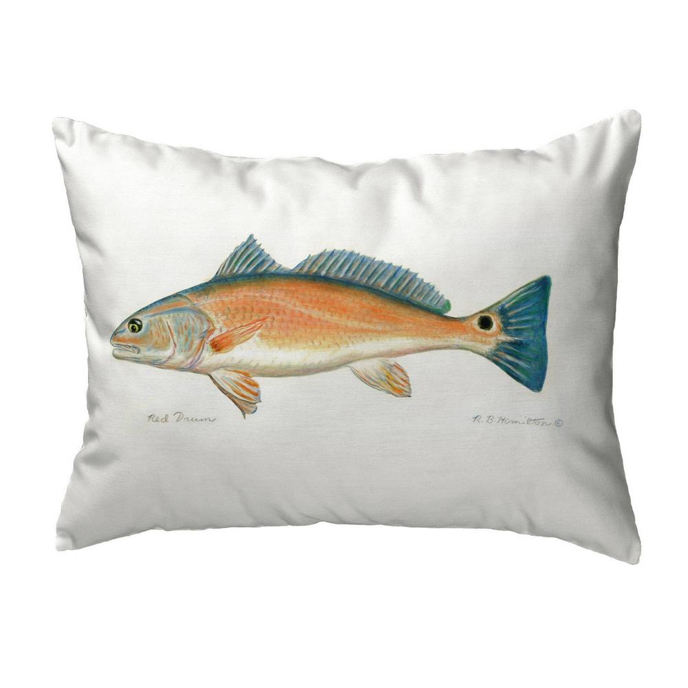 Red Drum Left Small Noncorded Pillow