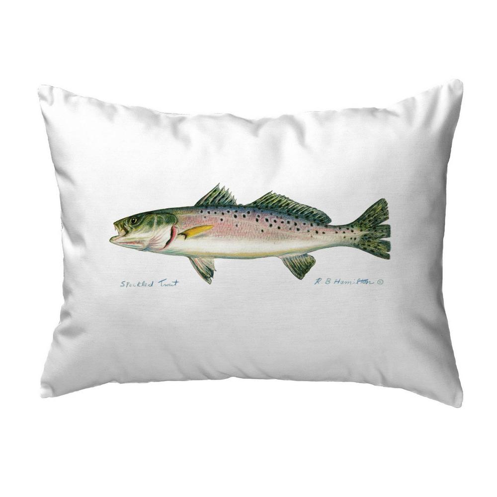 Speckled Trout Left Small Noncorded Pillow