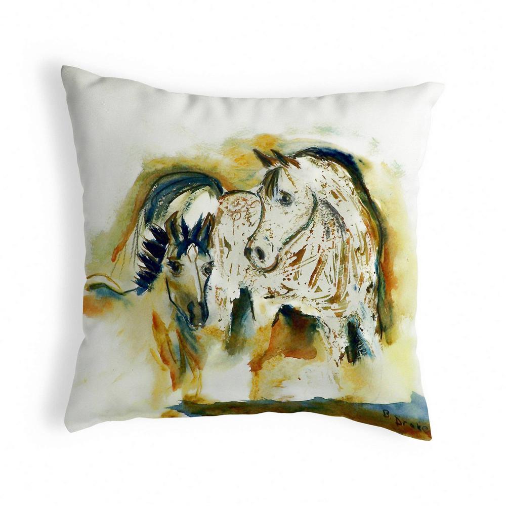Mare & Colt Small No-Cord Pillow 12x12