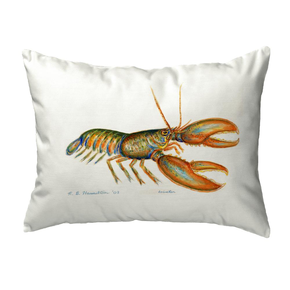 Lobster Small No-Cord Pillow 11x14