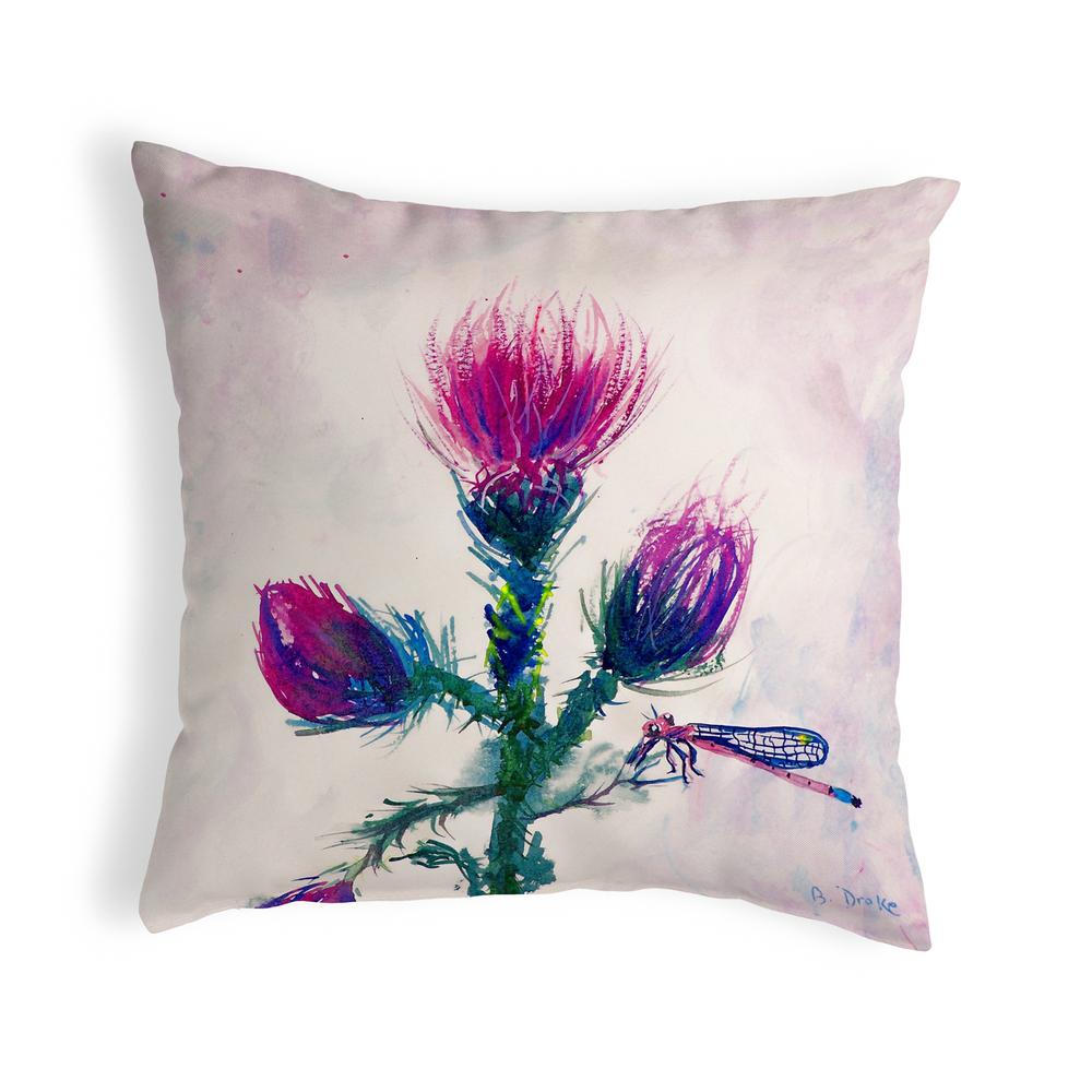 Thistle Small No-Cord Pillow 12x12