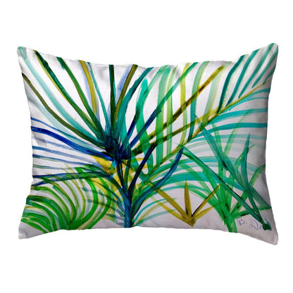 Teal Palms 11x14 Small No Cord Pillow