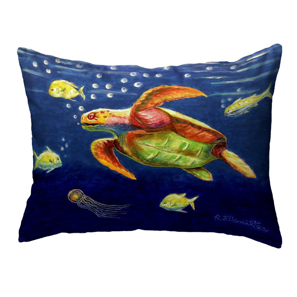 Dick's Sea Turtle 11x14 Small No Cord Pillow