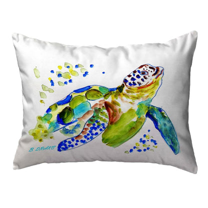 Baby Sea Turtle 11x14 Small No Cord Pillow