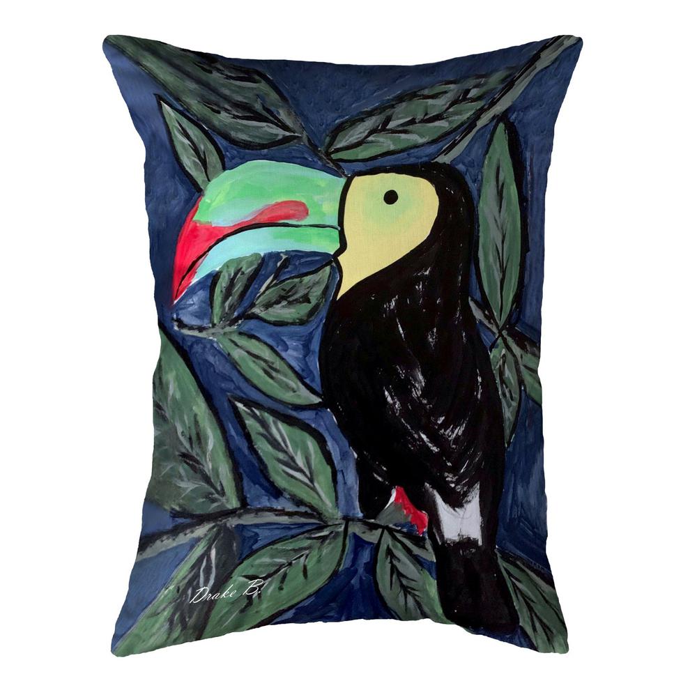 Toucan 11x14 Small No Cord Pillow