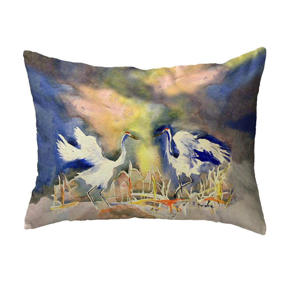 Owl in Moon 11x14 Small No Cord Pillow