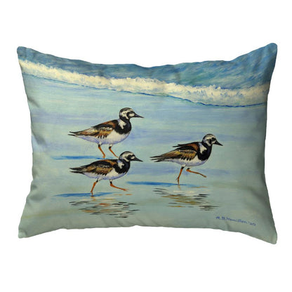 Ruddy Turnstones Small Noncorded Pillow 11x14
