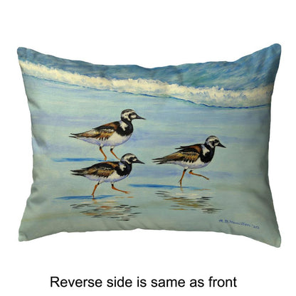 Ruddy Turnstones Small Noncorded Pillow 11x14