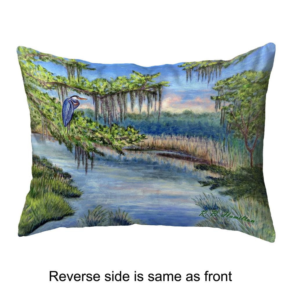 Marsh Morning Small Noncorded Pillow 11x14