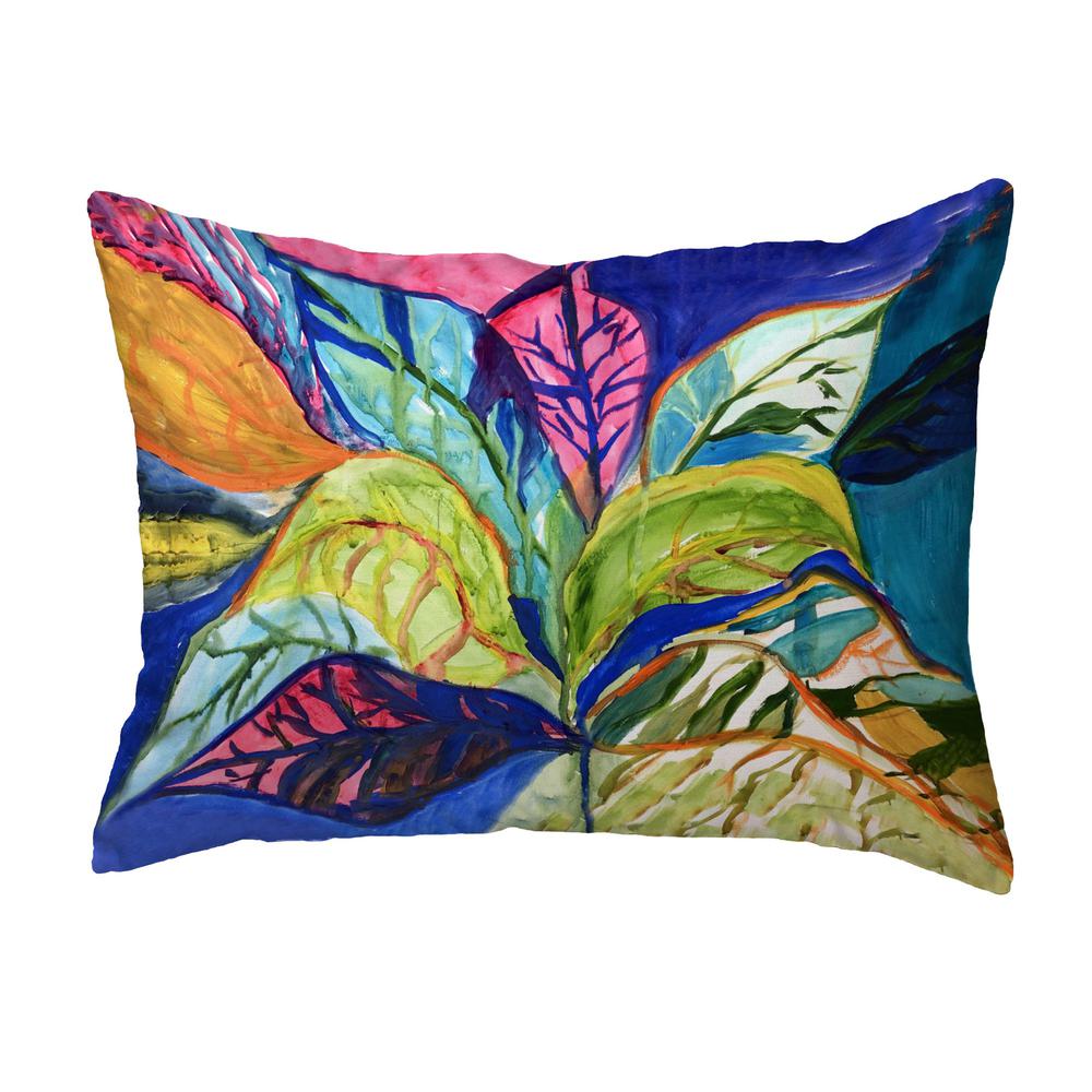 Summer Leaves Small Noncorded Pillow 11x14