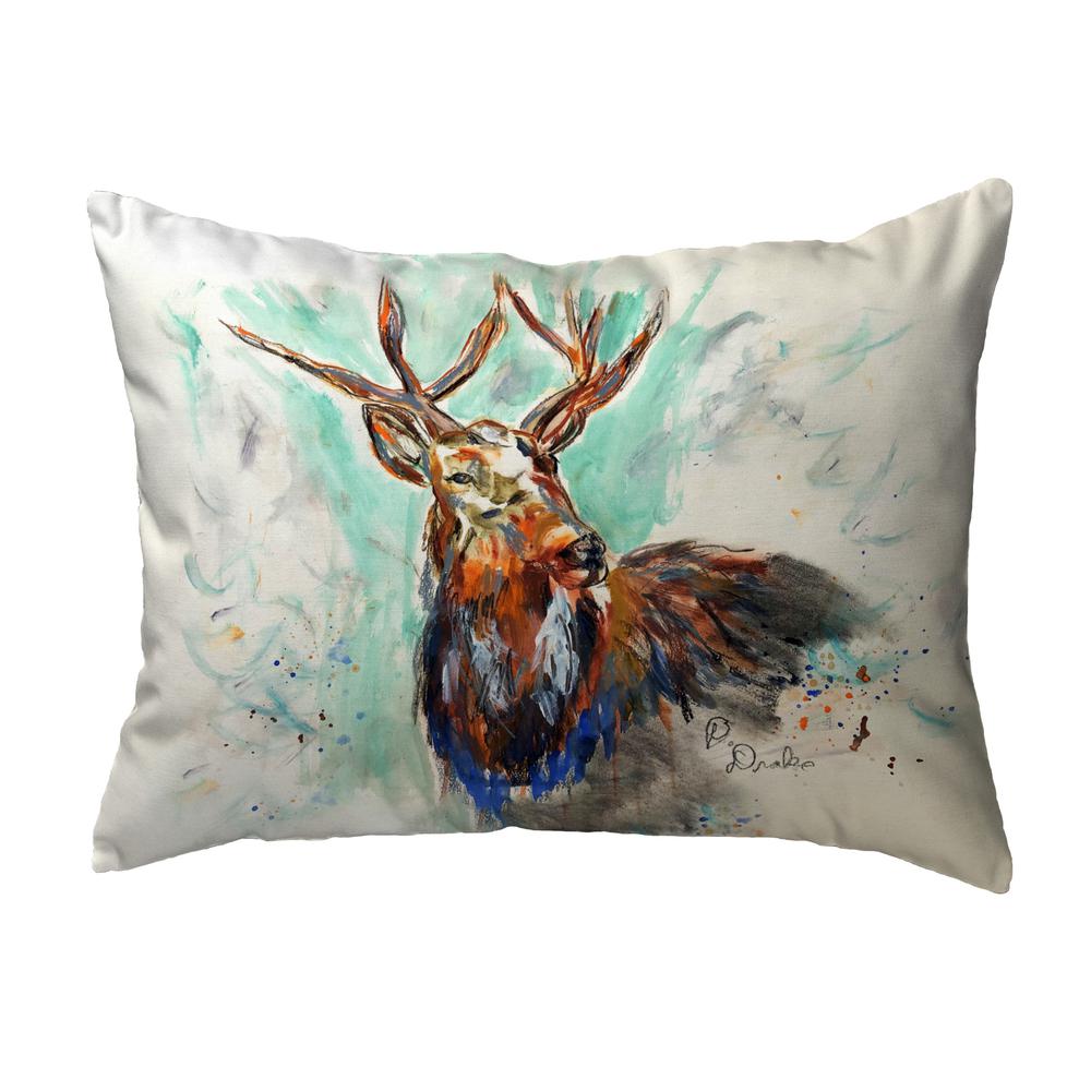 Buck in Fall Small Noncorded Pillow 11x14