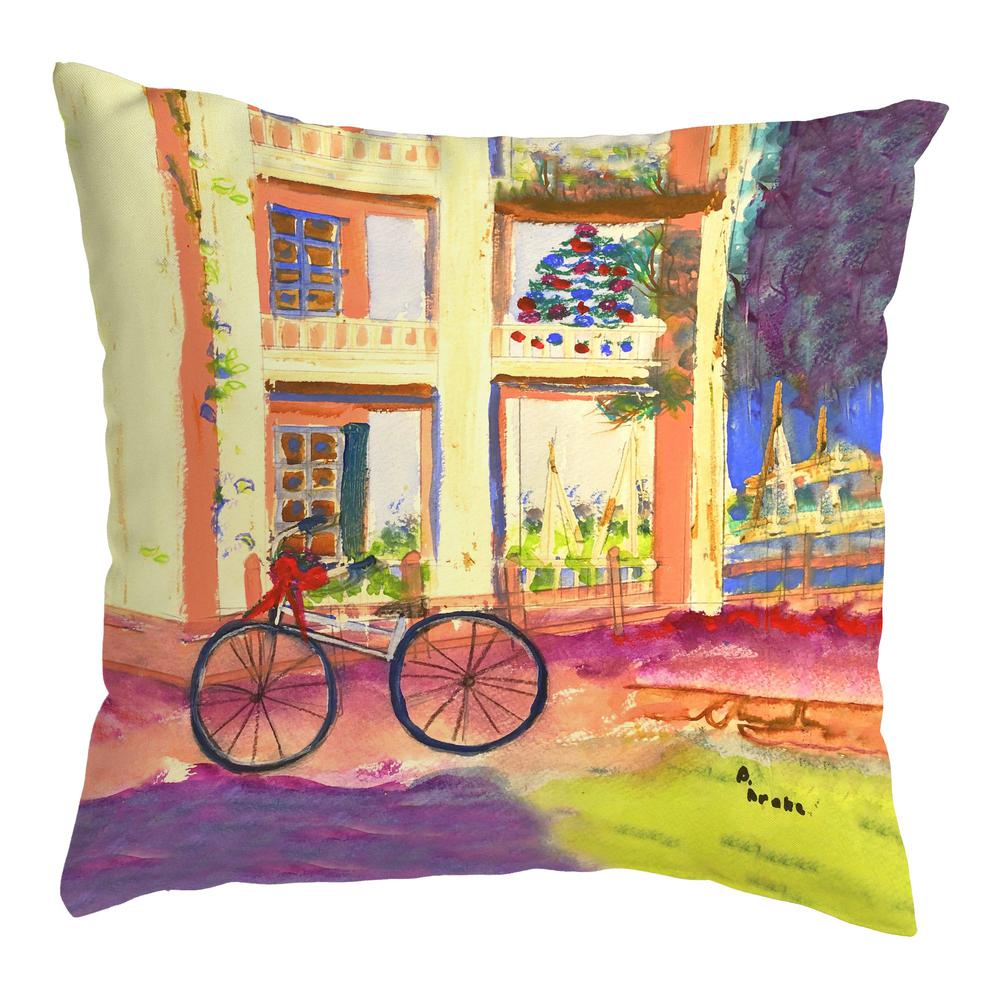 Bike For Christmas Small Noncorded Pillow 12x12