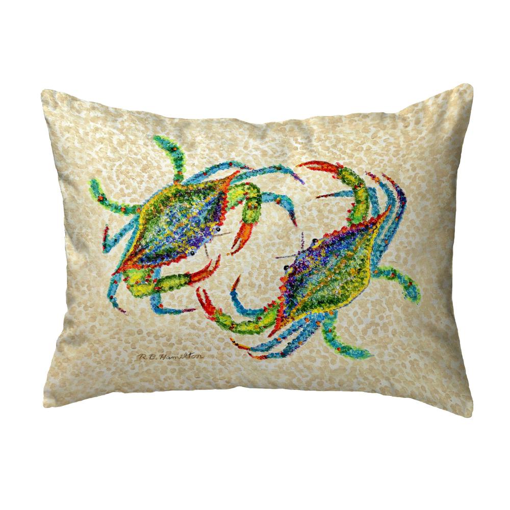Crab Dance Small Noncorded Pillow 11x14