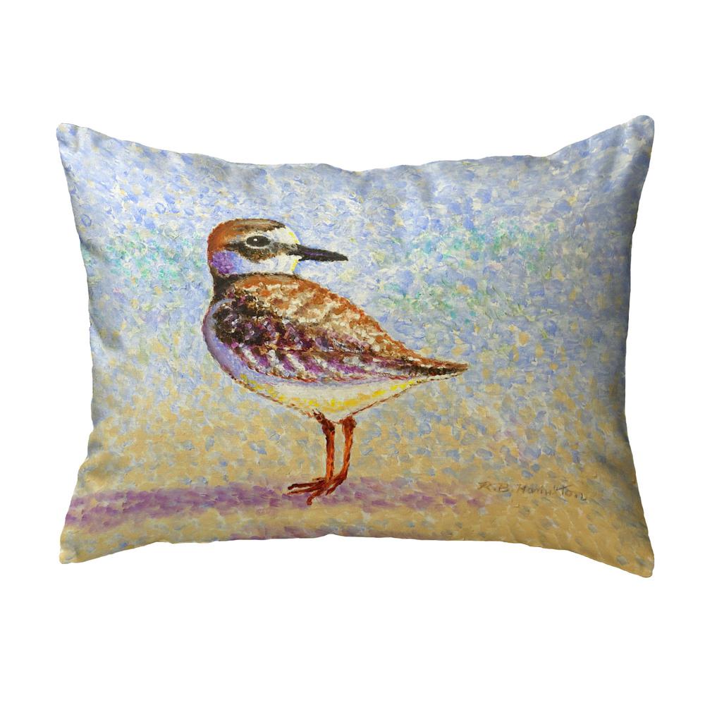 Wilson's Plover Small Noncorded Pillow 11x14