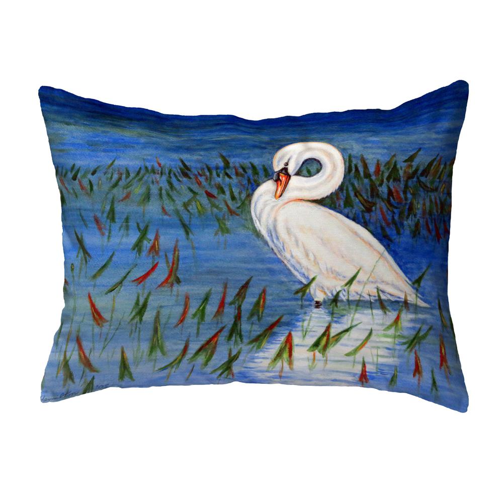 Mute Swan Small No-Cord Pillow 11x14