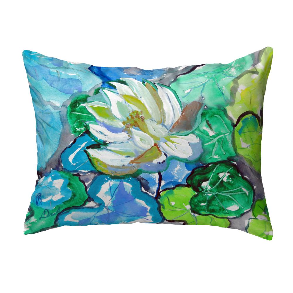 White Lily Noncorded Pillow 11x14
